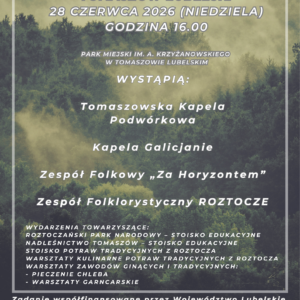 Plakat Festiwal Kultury i Tradycji Roztocze 2026