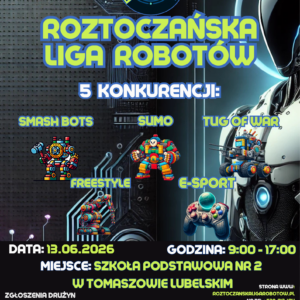 Plakat Roztoczanska Liga Robotow 2026 2 1