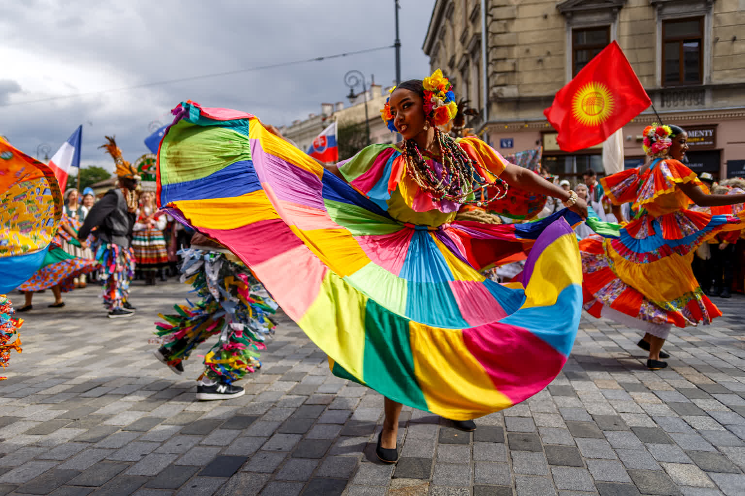 40 lat tradycji i tańca. Lublin świętuje Międzynarodowe Spotkania Folklorystyczne 2 Parada-08.07.26-Michalew-26.jpg