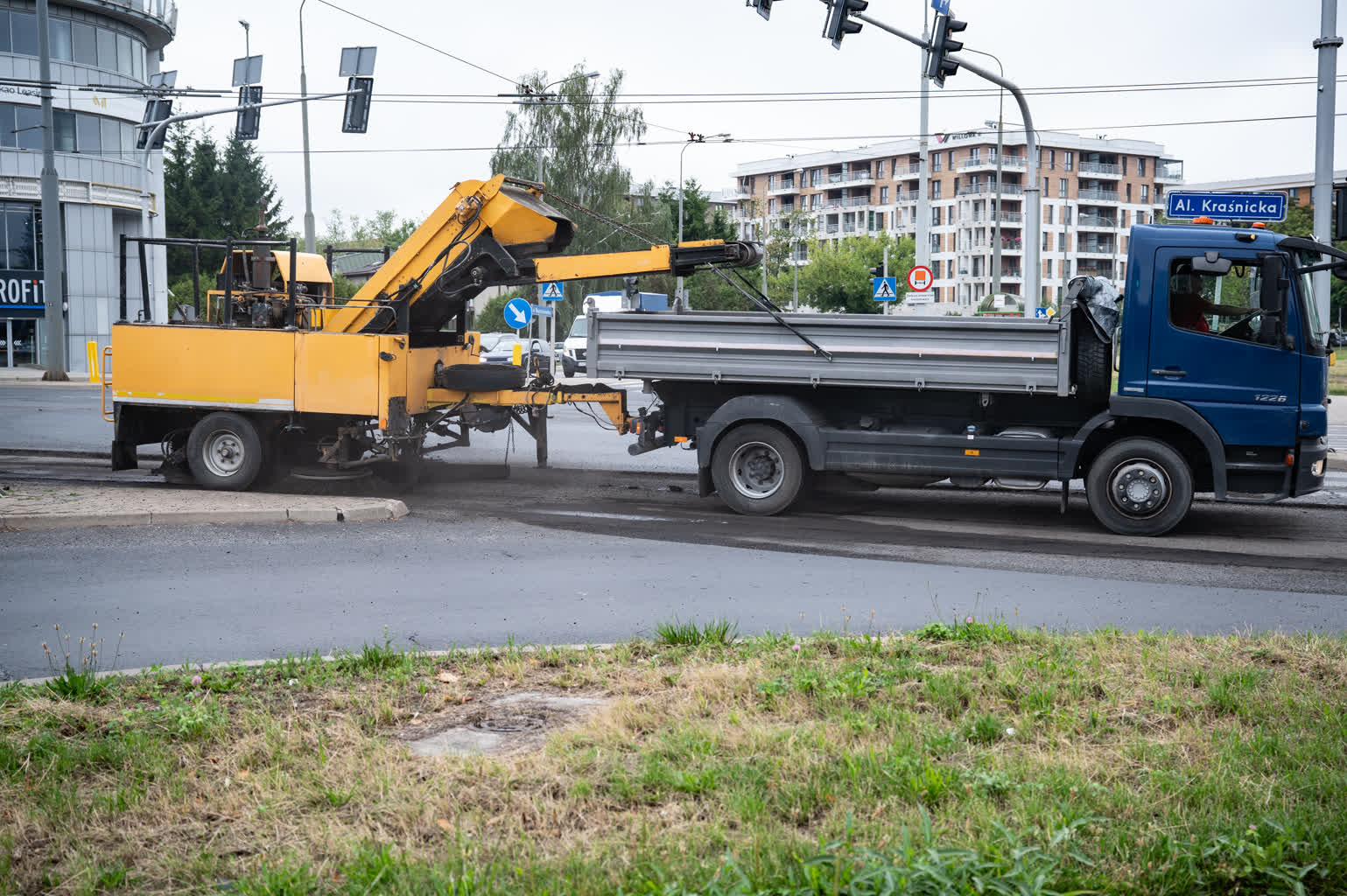 Korki, objazdy i ciężki sprzęt. Wakacyjne remonty zmieniają Lublin 2 DSC_3696.jpg