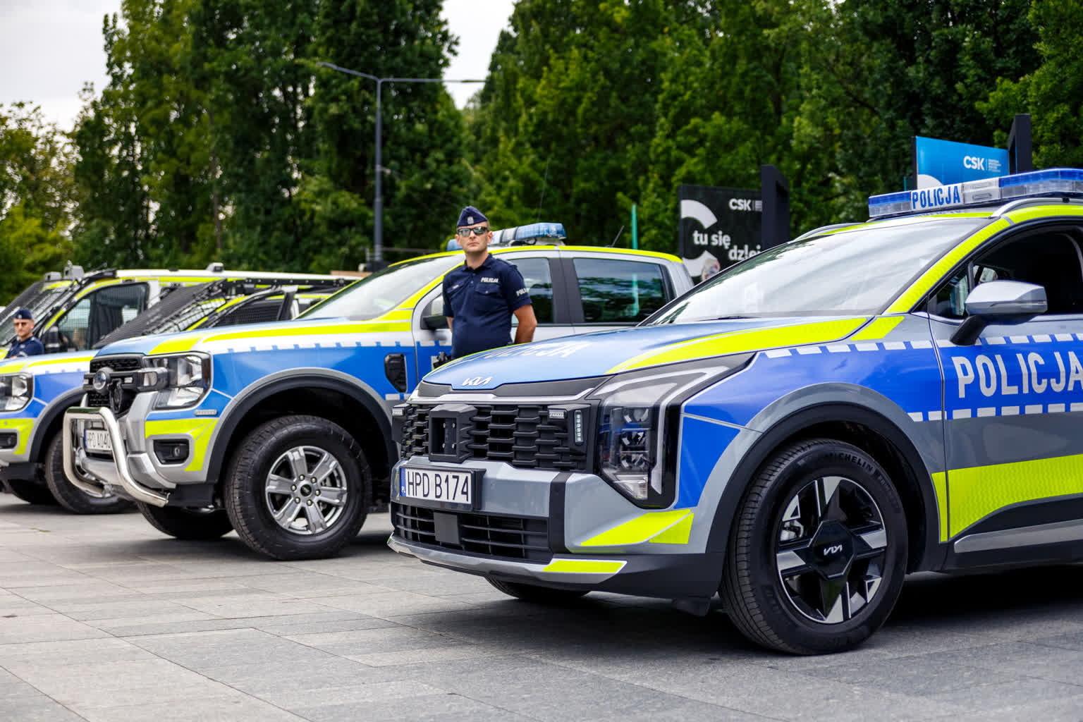 Oko w oko z policją. Niebiesko na pikniku w Lublinie [ZDJĘCIA]