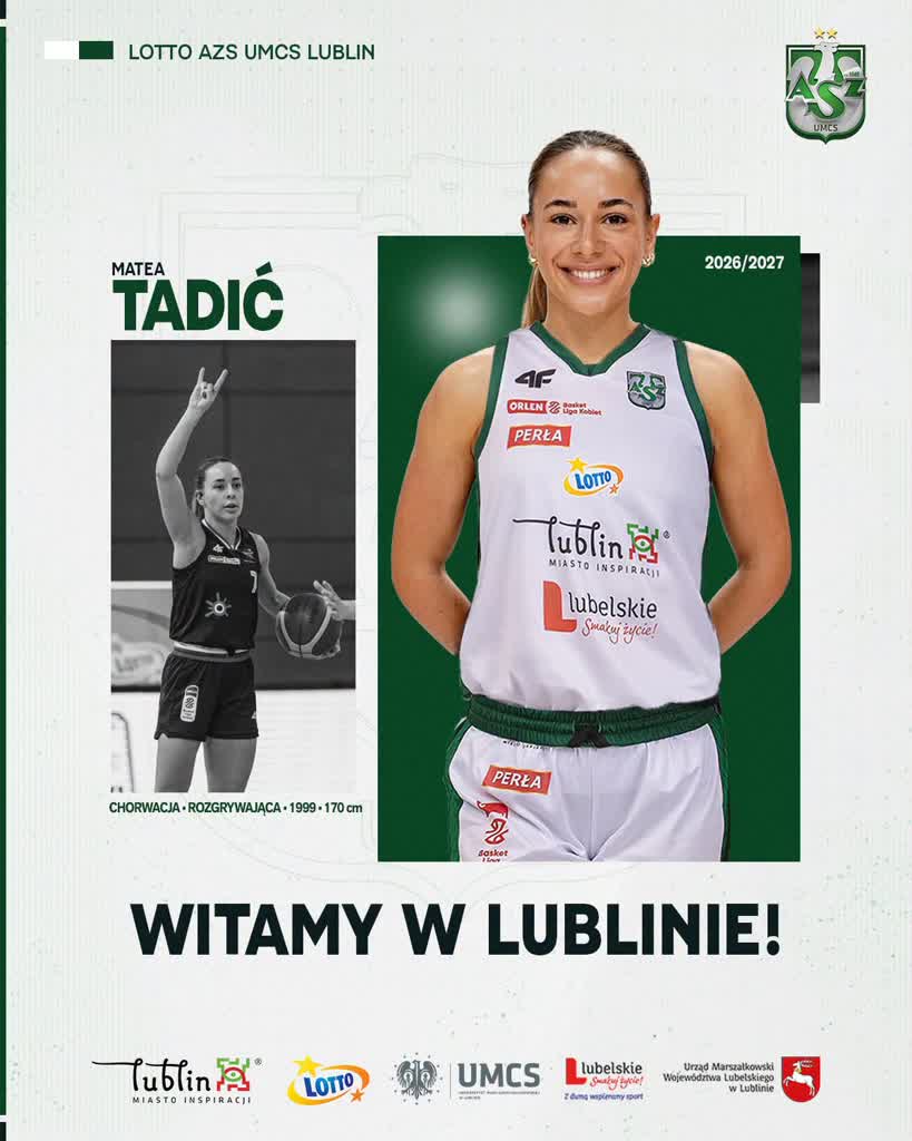 Chorwacka rozgrywająca w Lublinie. Pierwszy transfer AZS-u UMCS-u 2 tadić.jpg