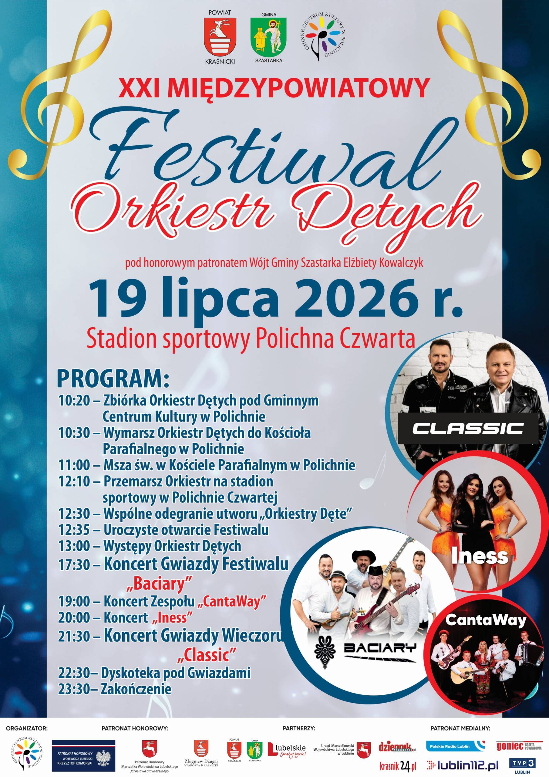 XXI Międzypowiatowy Festiwal Orkiestr Dętych w Polichnie 7 XXI Miedzypowiatowy Festiwal Orkiestr Detych Polichna 2026 scaled