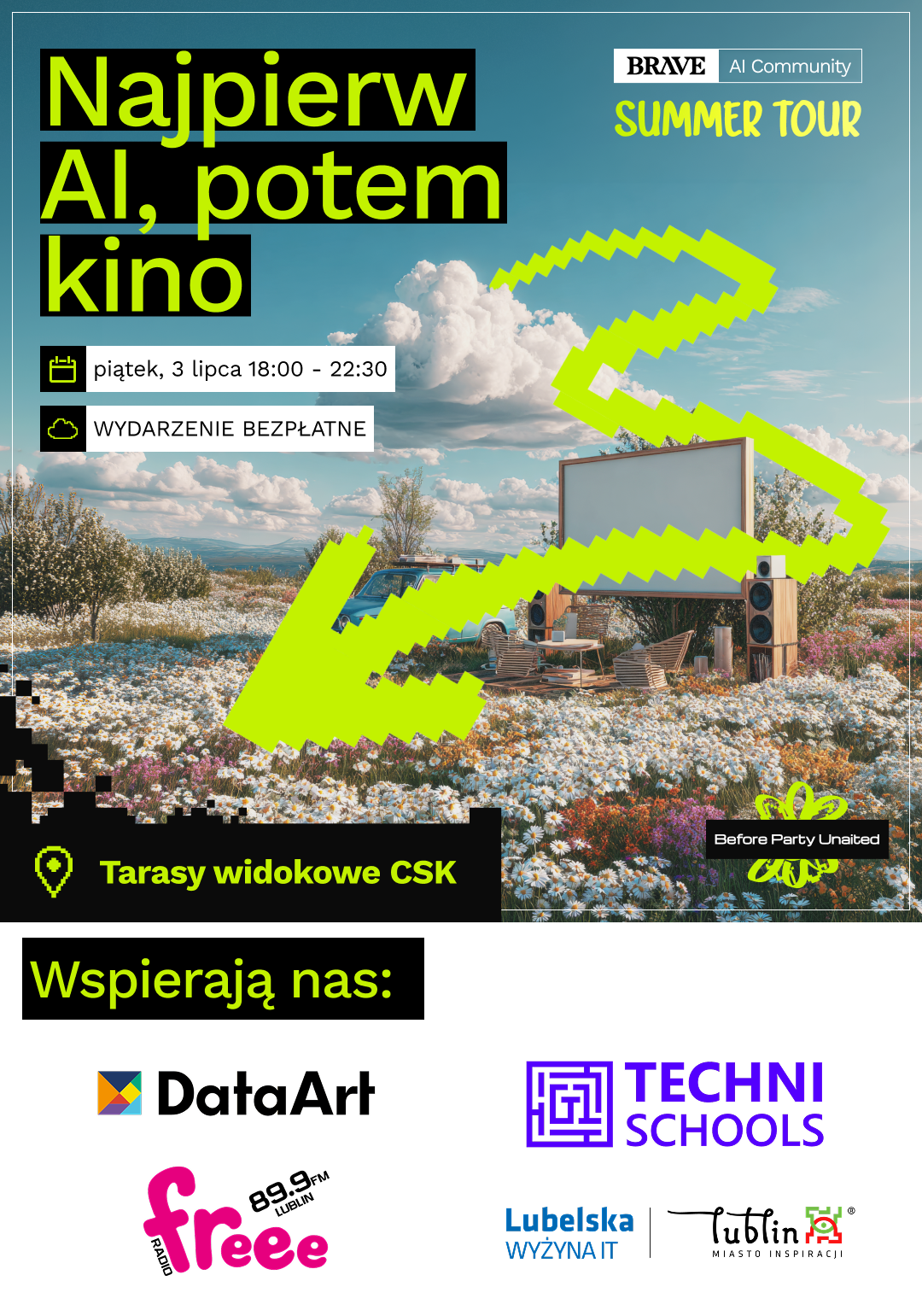 Spotkanie BRAVE AI Community 7 plakat Lublin