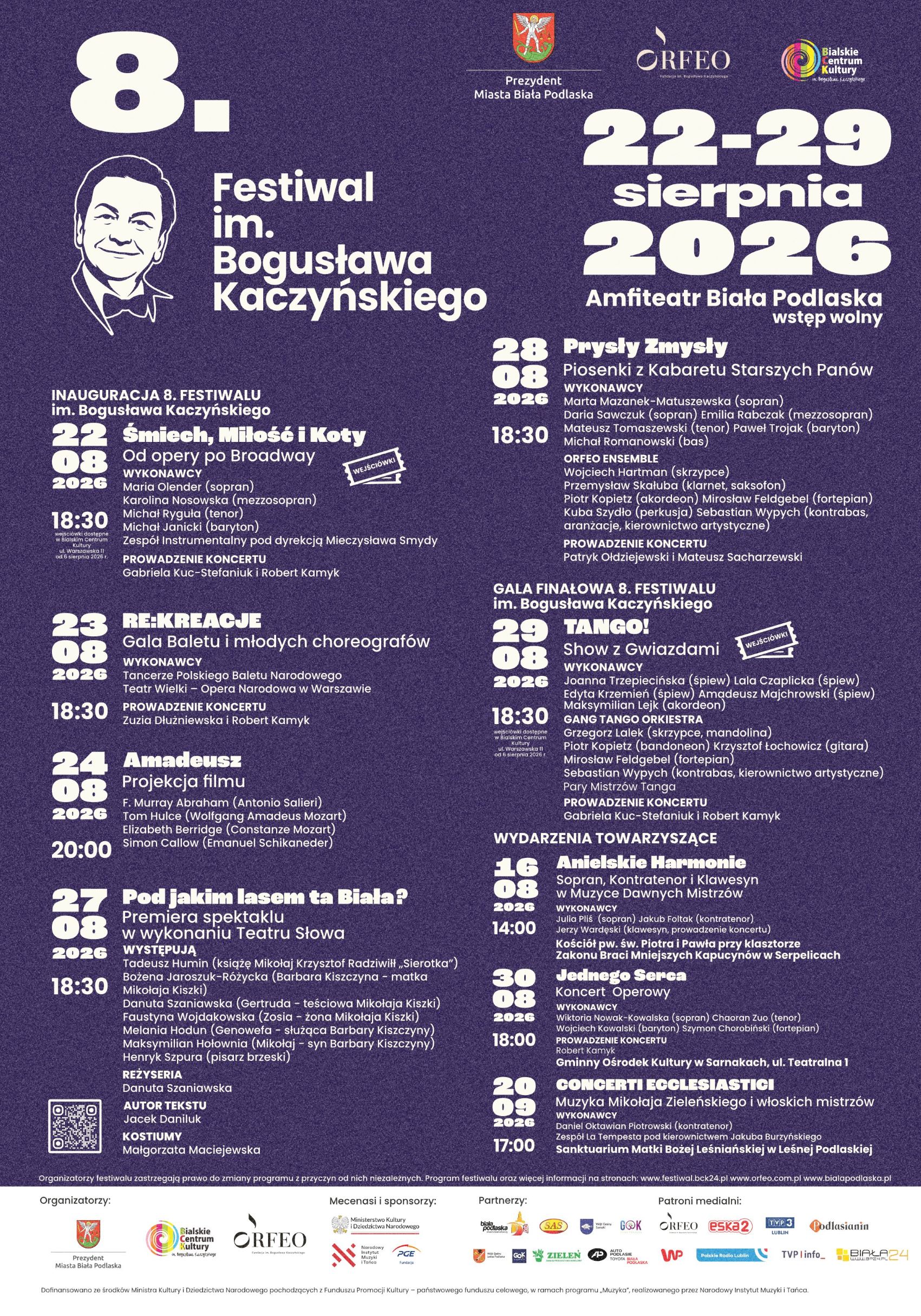 8. Festiwal im. Bogusława Kaczyńskiego 7 8 Festiwal plakat glowny