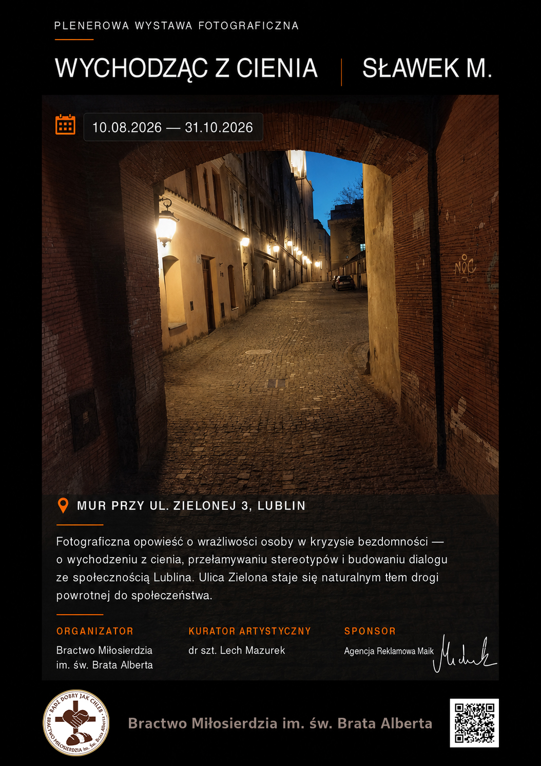 Plenerowa wystawa fotografii "Wychodząc z Cienia" 7 Plakat 16