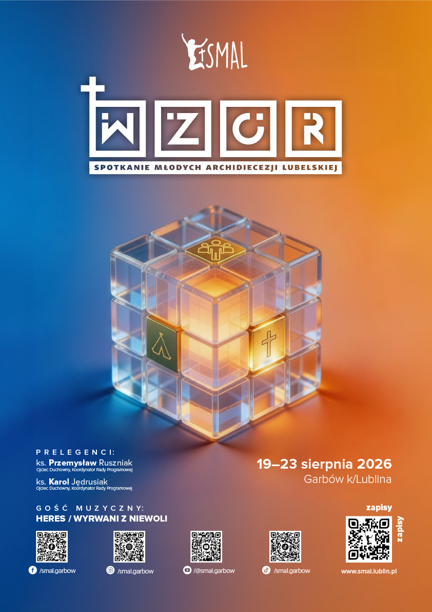 SMAL – Spotkania Młodych Archidiecezji Lubelskiej 7 SMAL 2026 WZOR plakat