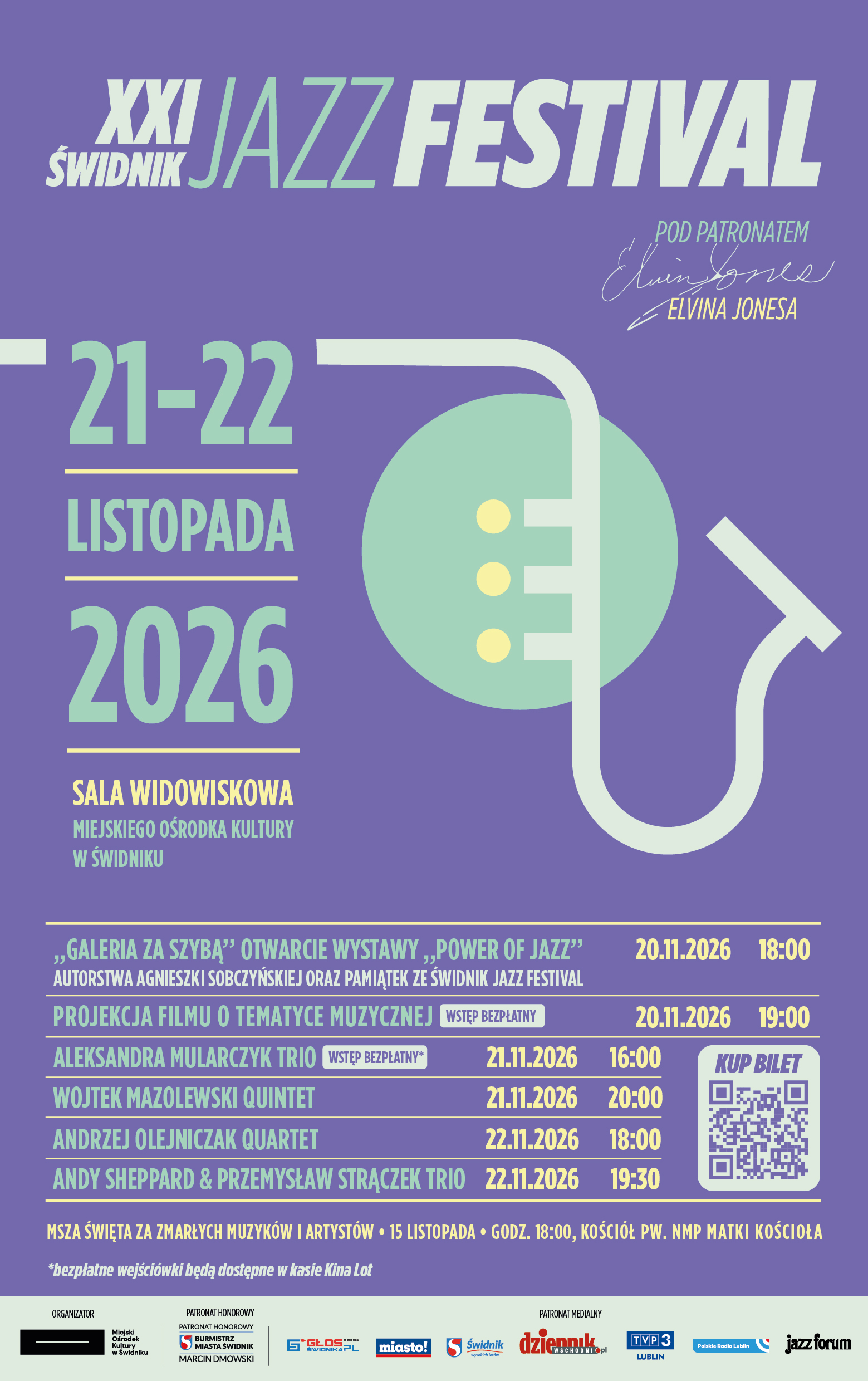 Afisz xxi swidnik jazz festival