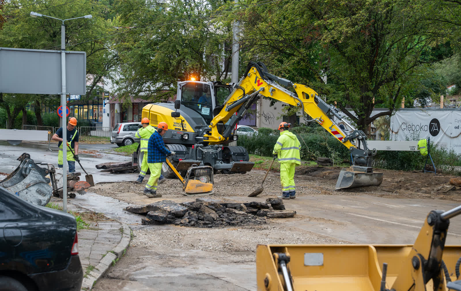Lublin: awaria sieci wodociągowej na ważnej ulicy