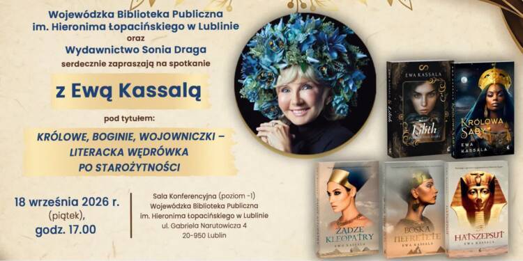 Literacka wędrówka po starożytności. Spotkanie z Ewą Kassalą w Lublinie 1 EAttachments97574387759b63f31d6ed429642ca7ccfe95587 xl