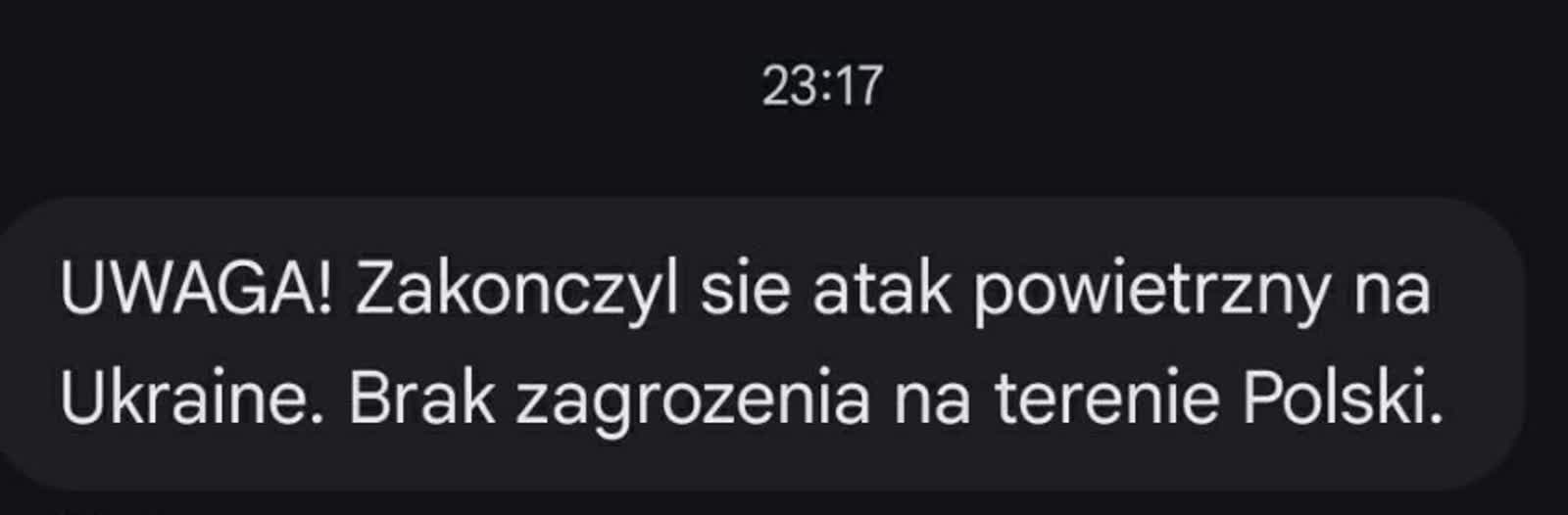 „Zakończyło się operowanie wojskowego lotnictwa”. Alerty RCB w województwie lubelskim 2 Bez tytułu.png