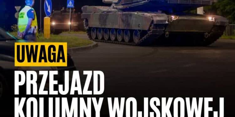 Wojskowe pojazdy na ulicach Lublina. Kolumna przejedzie wieczorem i w nocy 1 EAttachments9779113f9d6e84cad7af3b1e79585e241d7f93d xl