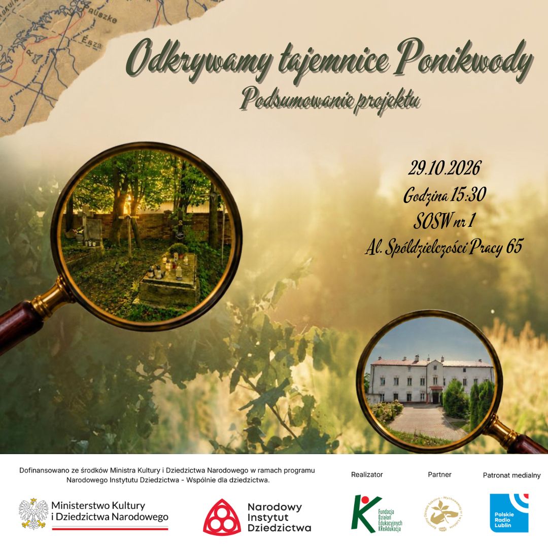Odkrywamy tajemnice Ponikwody plakat