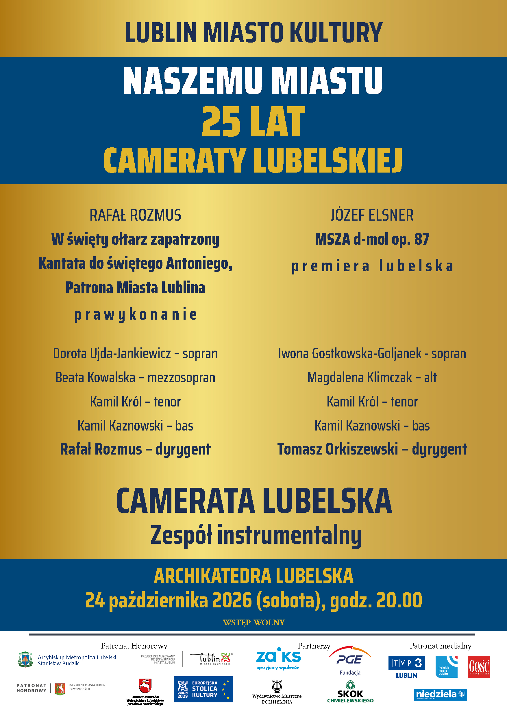 25 lecie camerata plakat