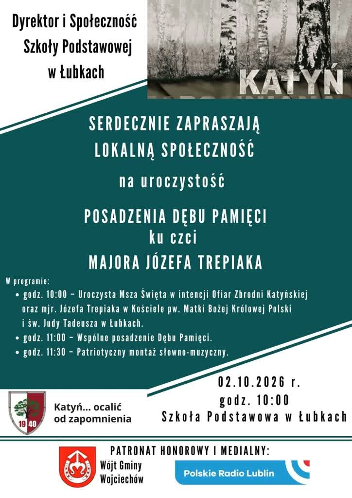 Dębem Pamięci uczczą bohaterskiego majora