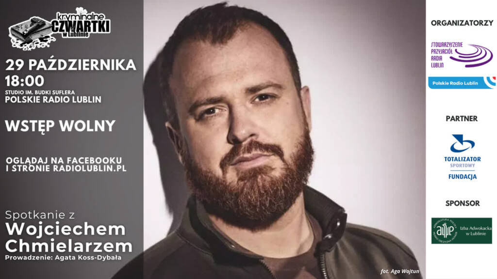 Najwybitniejsi autorzy kryminałów w Radiu Lublin. Spotkanie z Wojciechem Chmielarzem. 1 EAttachments9807023b2ea35e04491e3e8882867b328328325 xl