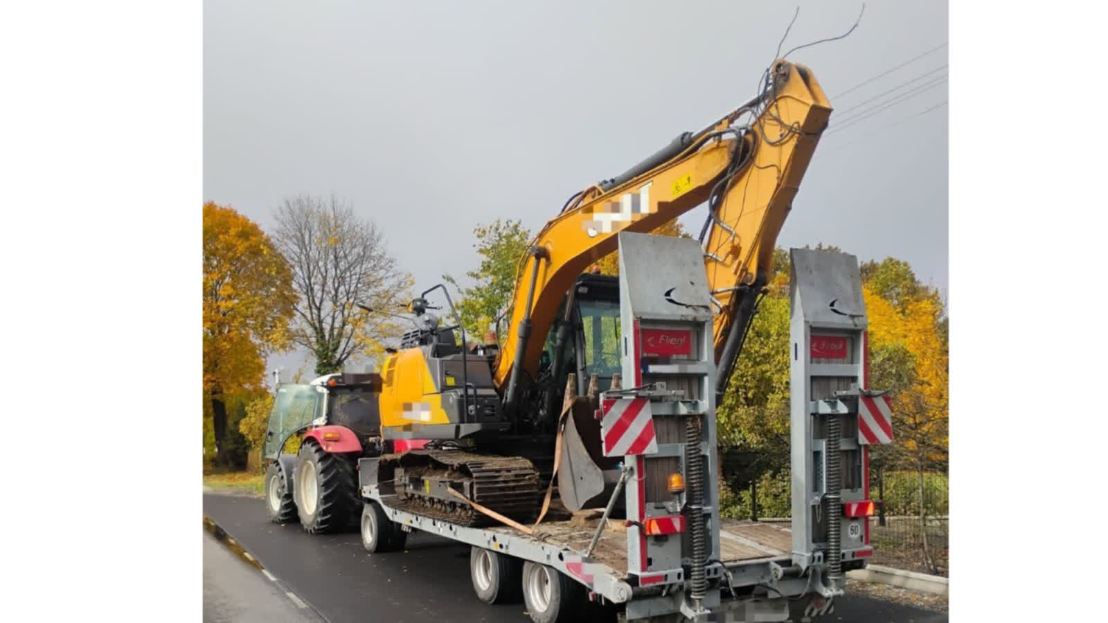 Koparką zrywał linie energetyczne. I tak przez 10 kilometrów